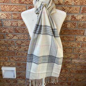 Lord & Taylor plaid scarf